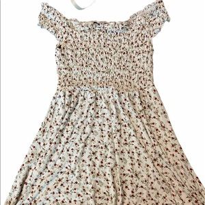 Floral off the shoulder dress